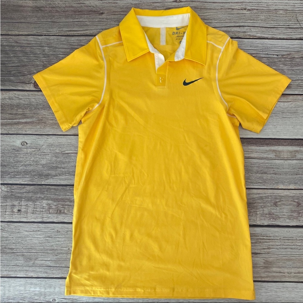 NIKE Dri-fit ROGER FEDERER Indian Wells 2011 Tennis Polo Shirt Size XS.